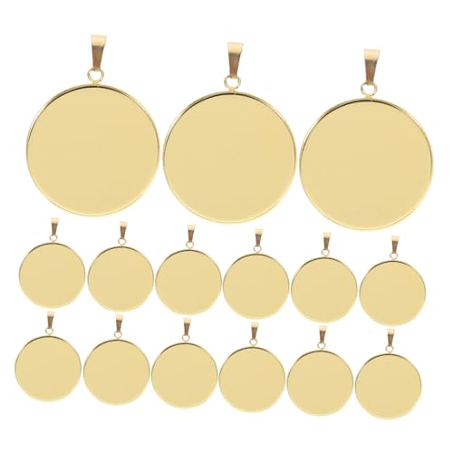jojofuny 20Stücke Hängende Tabletts für DIY Schmuck Cabochon Basen für Armbänder für Handgemachte Schmuckprojekte Langlebig von jojofuny