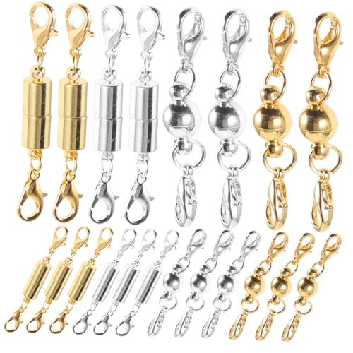 jojofuny 20Stücke Magnetische Schmuckverschlüsse für Armbänder DIY Verlängerungszubehör Stabiler Magnetverschluss Installieren für Schmuckherstellung jojofuny 20Stücke Magnetische Schmuckverschlüsse für Armbänder DIY Verlängerungszubehör Stabiler Magnetverschluss Installieren für Schmuckherstellung von jojofuny