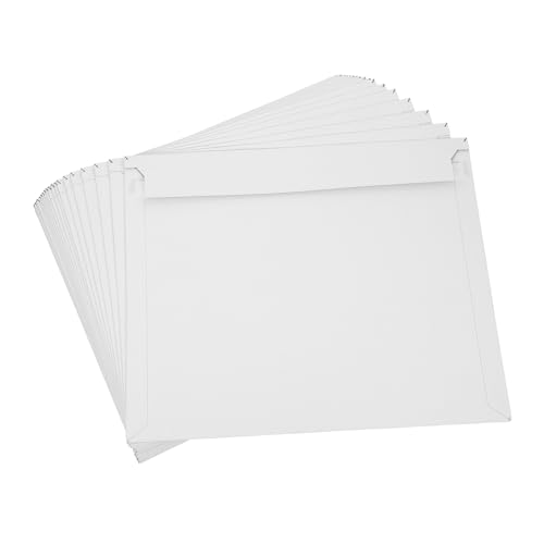 jojofuny 20Stücke Versandtaschen mit Selbstklebender Robuste Papierumschläge für Fotos Dokumente Kunstdrucke und Zertifikate Einfaches Öffnen und Großzügiger von jojofuny