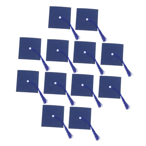 jojofuny 20pcs Mini Abschlusskappe Kuchen Toppers Partydekorationen Für Abschlusskuchen Cupcakes Candy Flaschen Cap Mittelstücke Für Tische Kappe Schokoladendekorationen von jojofuny
