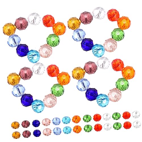 jojofuny 210 Stück Glasperlen Transparent Kristallperlen für DIY Schmuckherstellung Lose Perlen für Armbänder und Bastelarbeiten Bastelmaterialien für Projekte jojofuny 210 Stück Glasperlen Transparent Kristallperlen für DIY Schmuckherstellung Lose Perlen für Armbänder und Bastelarbeiten Bastelmaterialien für Projekte von jojofuny