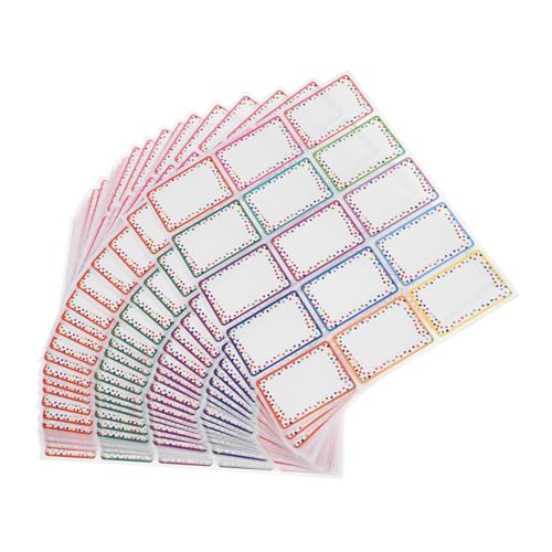jojofuny 23 Blatt Aufkleber Für Namensschilder Namensschilds Bunte Namensschilder Etiketten Für Namensschilder Aufkleber Mit Namensetiketten Aufkleber Aus Synthetischem Papier jojofuny 23 Blatt Aufkleber Für Namensschilder Namensschilds Bunte Namensschilder Etiketten Für Namensschilder Aufkleber Mit Namensetiketten Aufkleber Aus Synthetischem Papier von jojofuny