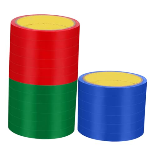 jojofuny 24 Rollen Verpackungsband für Beutelverschluss Hochleistungs Klebeband für Supermarkt Bindemaschinen Rot Grün und Blau für Effizientes Verpacken und Sicheren Verschluss jojofuny 24 Rollen Verpackungsband für Beutelverschluss Hochleistungs Klebeband für Supermarkt Bindemaschinen Rot Grün und Blau für Effizientes Verpacken und Sicheren Verschluss von jojofuny