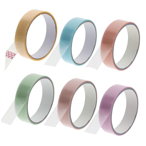 jojofuny 24 Rollen klebriges Ballband Kinderspielzeug Kugelbänder Klebebänder für Klebstoff farbiges Abdeckband klebrige ball DIY tapes Klebeband Bälle, die Bänder herstellen Plastik von jojofuny
