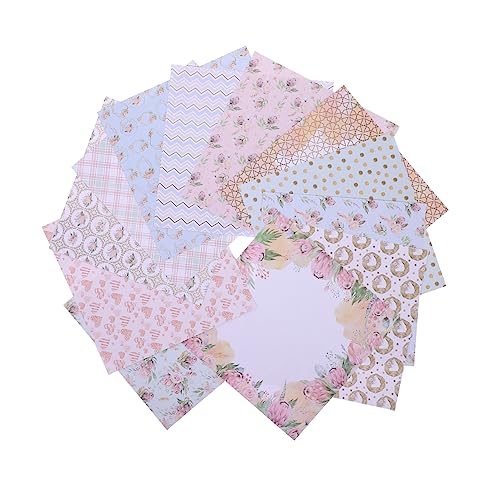 jojofuny 24 Stück Diy Scrapbooking Papier Vintage Dekorpapiere für Kreative Bastelprojekte zum Gestalten von Notizbüchern Grußkarten und Mehr jojofuny 24 Stück Diy Scrapbooking Papier Vintage Dekorpapiere für Kreative Bastelprojekte zum Gestalten von Notizbüchern Grußkarten und Mehr von jojofuny