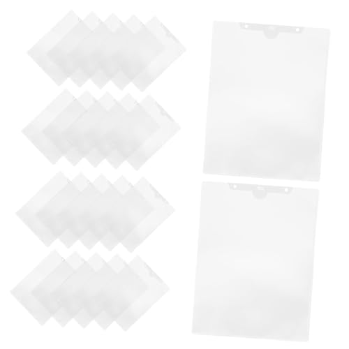 jojofuny 24 Stück Dokumentenmappe Fürs Büro Taschen Dateien Dokumentieren Dateibeutel Dokumenttasche Scrapbooking-aufbewahrungstasche Transparenter Papierhalter Weiß jojofuny 24 Stück Dokumentenmappe Fürs Büro Taschen Dateien Dokumentieren Dateibeutel Dokumenttasche Scrapbooking-aufbewahrungstasche Transparenter Papierhalter Weiß von jojofuny