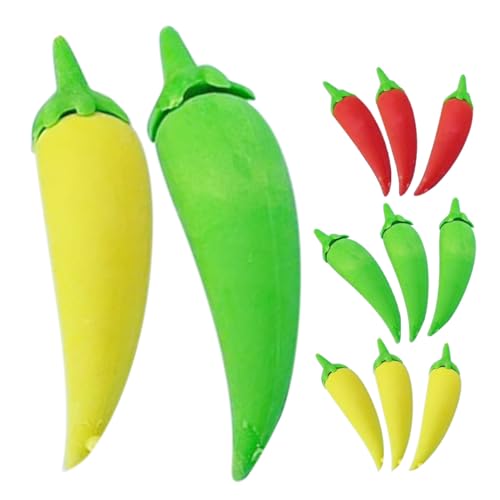 jojofuny 24 Stück Pfefferradierer lustige radiergummis partygeschenke mini radiergummi Spaß Radiergummi radiergummi Gastgeschenke für Obst Mini Paprika künstliche Frucht jojofuny 24 Stück Pfefferradierer lustige radiergummis partygeschenke mini radiergummi Spaß Radiergummi radiergummi Gastgeschenke für Obst Mini Paprika künstliche Frucht von jojofuny