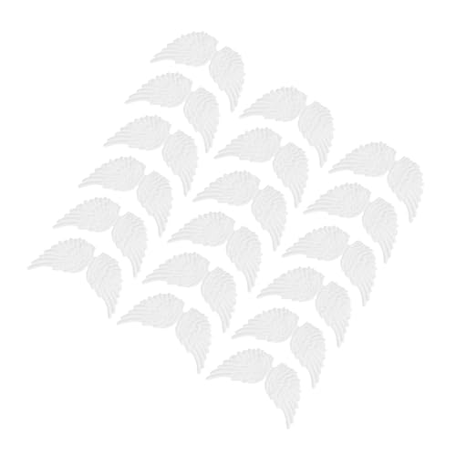 jojofuny 24 Stück Teiliges Bestickte Flügel Patches zum Aufnähen Langlebige Textil Applikationen für Kleidung Jeans Rucksäcke Vielseitige Wing Embellishments für DIY Kleidungsaccessoires von jojofuny