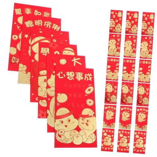 jojofuny 24 Stück Teiliges Chinesische Rote Umschläge in Großer Traditionelle Lucky Money Envelopes für Lunar Year Hochzeit und Festliche Anlässe Langlebig mit Eleganter Textur und jojofuny 24 Stück Teiliges Chinesische Rote Umschläge in Großer Traditionelle Lucky Money Envelopes für Lunar Year Hochzeit und Festliche Anlässe Langlebig mit Eleganter Textur und von jojofuny