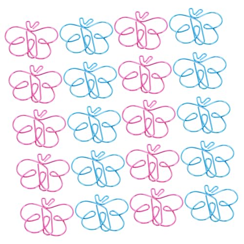 jojofuny 24 Stück Teiliges Schmetterlings Bunte Metall Lesezeichen Stabile Dekorative Büroklammern für Notizbücher Journale Schule und Büro mit Charmantem Design jojofuny 24 Stück Teiliges Schmetterlings Bunte Metall Lesezeichen Stabile Dekorative Büroklammern für Notizbücher Journale Schule und Büro mit Charmantem Design von jojofuny