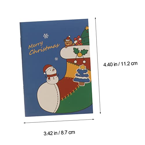 jojofuny 24 Stück Teiliges Weihnachts Notizblock mit Cartoon Motiven Kompakte Pocket Notebooks für Tagebuch Reise und Planer Bunte Weihnachtliche Designs als für Schule und Büro von jojofuny