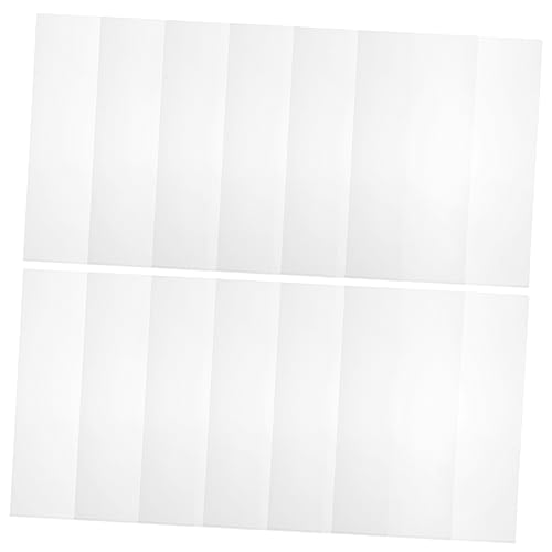 jojofuny 24 Stück Transparente Dokumentenmappe Sichttasche Praktischer Dokumentenschutz für Schule und Büro Organisieren von Unterlagen und Prüfungsblättern und Varianten von jojofuny