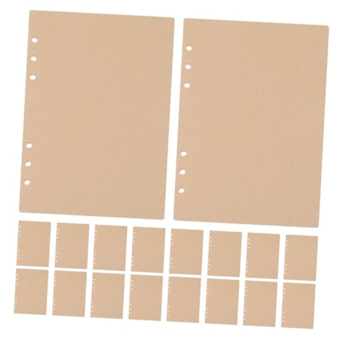 jojofuny 240 Stück Nachfüllpapier Blanko Ringbuch Einlagen Refill Paper Kraftpapier Loseblattsystem für Notizbücher Planer Schüler Lehrer Büro Verwendung jojofuny 240 Stück Nachfüllpapier Blanko Ringbuch Einlagen Refill Paper Kraftpapier Loseblattsystem für Notizbücher Planer Schüler Lehrer Büro Verwendung von jojofuny