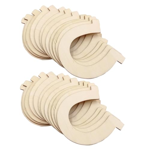 jojofuny 24Stücke DIY Holzstücke Unlackierte Holzformen für Dekorationen für Kinderzimmer Weihnachtsdeko und Bastelprojekte jojofuny 24Stücke DIY Holzstücke Unlackierte Holzformen für Dekorationen für Kinderzimmer Weihnachtsdeko und Bastelprojekte von jojofuny