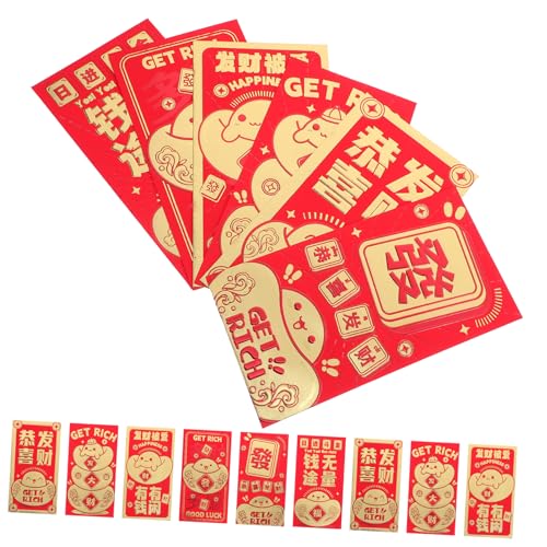 jojofuny 24Stücke Traditionelle Rote Umschläge für Chinesische Neujahr Dekorative Glücksumschläge Mond Neujahrsdeko Geschenkfertige Rote Päckchen für Familie und Freunde Packung jojofuny 24Stücke Traditionelle Rote Umschläge für Chinesische Neujahr Dekorative Glücksumschläge Mond Neujahrsdeko Geschenkfertige Rote Päckchen für Familie und Freunde Packung von jojofuny