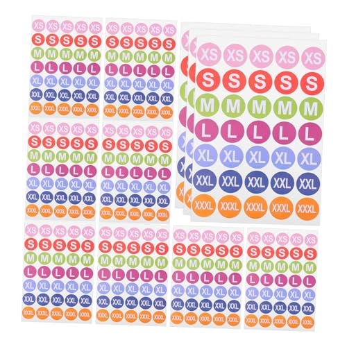 jojofuny 25 Blatt Größenetiketten Aufkleber Selbstklebend Wiederverwendbar Klare Schrift Für Kleidung Schuhe Hüte Einfache Größenkennzeichnung jojofuny 25 Blatt Größenetiketten Aufkleber Selbstklebend Wiederverwendbar Klare Schrift Für Kleidung Schuhe Hüte Einfache Größenkennzeichnung von jojofuny