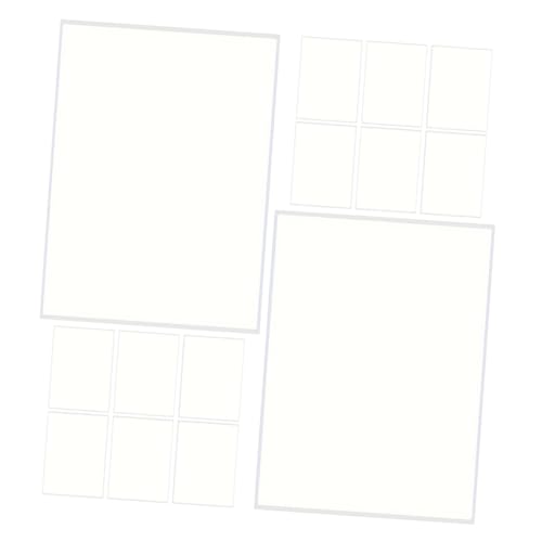 jojofuny 25 Blatt Handgeschriebenes Versandetikett Vinyl-etiketten Wetterfeste Etiketten Aufkleber Für Gewürzetiketten Wasserfeste Versandetiketten Weiß Aufkleber Aus Synthetischem Papier von jojofuny