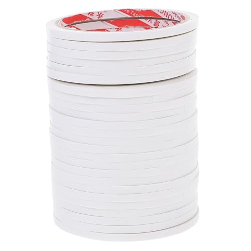 jojofuny 25 Stück Doppelseitiges Klebeband Doppelklebeband Zum Basteln Doppelseitiges Klebeband Bastelband Doppelseitige Klebebandrolle Heftband Diy -klebeband Doppelklebeband Papier Weiß jojofuny 25 Stück Doppelseitiges Klebeband Doppelklebeband Zum Basteln Doppelseitiges Klebeband Bastelband Doppelseitige Klebebandrolle Heftband Diy -klebeband Doppelklebeband Papier Weiß von jojofuny