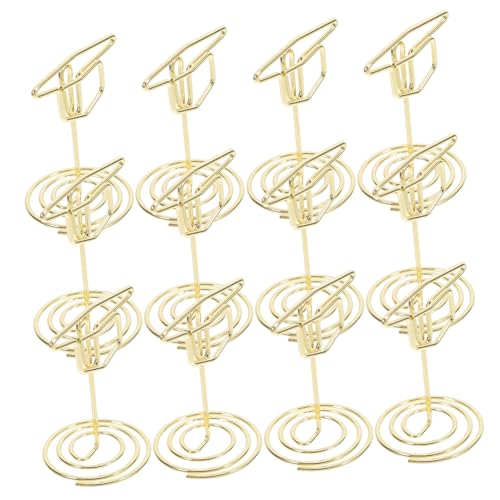 jojofuny 25 Stück Multifunktional Visitenkarteninhaber Mini-Tischkartenhalter Tischmittelstücke für den Abschluss herzlichen glückwunsch grad party dekoration Mini-Menühalter Stahl Golden jojofuny 25 Stück Multifunktional Visitenkarteninhaber Mini-Tischkartenhalter Tischmittelstücke für den Abschluss herzlichen glückwunsch grad party dekoration Mini-Menühalter Stahl Golden von jojofuny