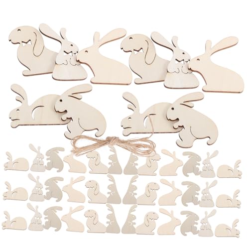 jojofuny 25 Stück Teiliges DIY Holzspäne Ostern Unbehandelte Hasen Holzscheiben Robuste Holzplatten zum Bemalen Kreative Bastelornamente für Frühlingsdekoration Vielseitige Holzchips für jojofuny 25 Stück Teiliges DIY Holzspäne Ostern Unbehandelte Hasen Holzscheiben Robuste Holzplatten zum Bemalen Kreative Bastelornamente für Frühlingsdekoration Vielseitige Holzchips für von jojofuny