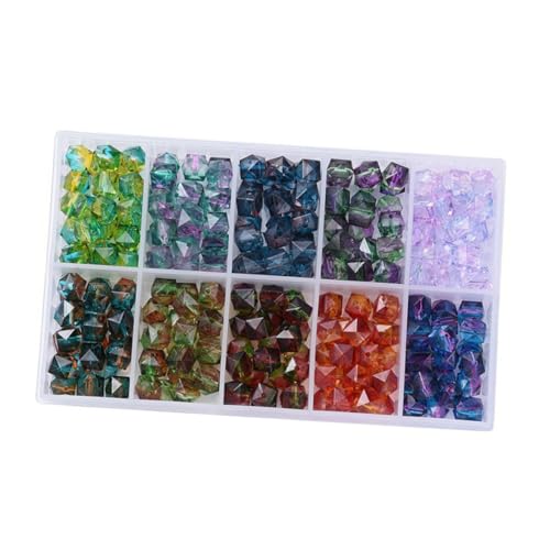 jojofuny 250 Stück Polygonale Acrylperlen Bunte Diy Bastelmaterialien für Schmuckherstellung ca Farben für Armbänder und Kreative Projekte jojofuny 250 Stück Polygonale Acrylperlen Bunte Diy Bastelmaterialien für Schmuckherstellung ca Farben für Armbänder und Kreative Projekte von jojofuny