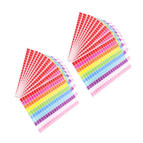 jojofuny 25Blatt Selbstklebende Farbige Rechteckige Etiketten Farben Aufkleber für Büro Verpackung Schule und Organisieren jojofuny 25Blatt Selbstklebende Farbige Rechteckige Etiketten Farben Aufkleber für Büro Verpackung Schule und Organisieren von jojofuny