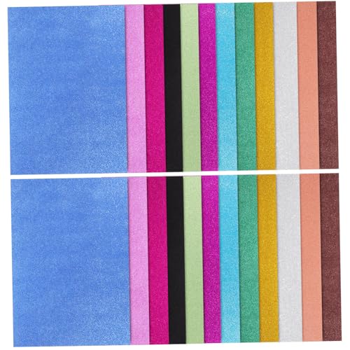 jojofuny 26 Blatt Glitzerpapier Bastelkarton Buntes Glänzendes Bastelpapier für DIY Scrapbooking Origami Kreativprojekte Glitzernde Bastelpappe in Mischfarben jojofuny 26 Blatt Glitzerpapier Bastelkarton Buntes Glänzendes Bastelpapier für DIY Scrapbooking Origami Kreativprojekte Glitzernde Bastelpappe in Mischfarben von jojofuny