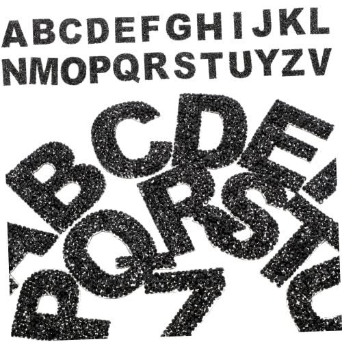 jojofuny 26 Stück Glitzernde Strassbuchstaben Aufkleber Teiliges Set für Diy Dekoration zum Aufbügeln oder Aufkleben Kleidung Taschen und Accessoires Funkelnde Alphabet Patches für Kreative von jojofuny