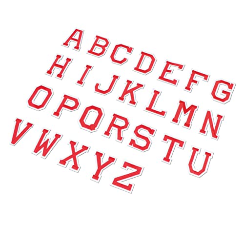 jojofuny 26 Stück Teiliges Buchstaben Aufnäher Selbstklebende Gestickte Patches für Kleidung Hüte Jeans und DIY Dekoration Rot Langlebig Hautfreundlich Einfach Anzubringen jojofuny 26 Stück Teiliges Buchstaben Aufnäher Selbstklebende Gestickte Patches für Kleidung Hüte Jeans und DIY Dekoration Rot Langlebig Hautfreundlich Einfach Anzubringen von jojofuny