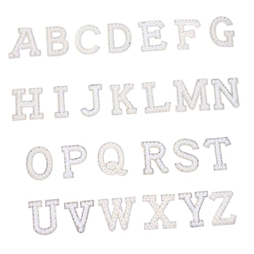 jojofuny 26 Stück Teiliges Set Glitzer Alphabet Aufnäher zum Aufbügeln Buchstaben Patches für Kleidung Taschen Hüte und DIY Projekte Dekorative Applikationen Strass und Perlen jojofuny 26 Stück Teiliges Set Glitzer Alphabet Aufnäher zum Aufbügeln Buchstaben Patches für Kleidung Taschen Hüte und DIY Projekte Dekorative Applikationen Strass und Perlen von jojofuny
