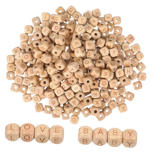 jojofuny 260 Stk. Beech Wood Letter Beads für Schmuckherstellung Quadratische Holzperlen mit Alphabet Buchstaben Lose Buchstabenperlen für Armbänder und Halsketten Diy Bastelprojekte jojofuny 260 Stk. Beech Wood Letter Beads für Schmuckherstellung Quadratische Holzperlen mit Alphabet Buchstaben Lose Buchstabenperlen für Armbänder und Halsketten Diy Bastelprojekte von jojofuny