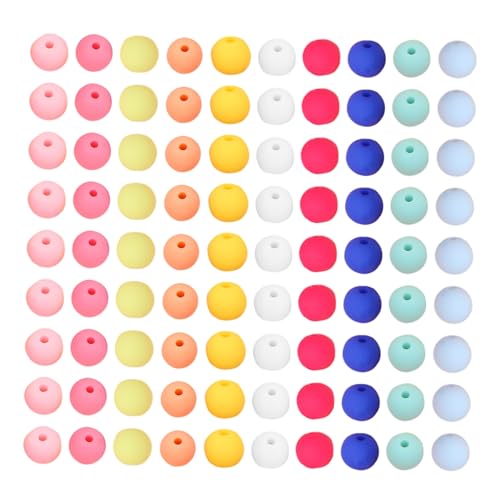 jojofuny 270 Stück Frosted Acryl Spacer Perlen Rund Mattierte Lose Perlen für Schmuckherstellung DIY Armbänder Freundschaftsarmband Bastelzubehör Bunte jojofuny 270 Stück Frosted Acryl Spacer Perlen Rund Mattierte Lose Perlen für Schmuckherstellung DIY Armbänder Freundschaftsarmband Bastelzubehör Bunte von jojofuny