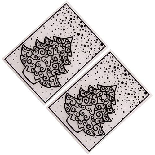 jojofuny 2Stücke DIY Kunststoff Prägefolder für Stanzteile Baum Design Schablonen für Scrapbooking Album Dekoration Bump Embossing für Papierkunst und Handwerk jojofuny 2Stücke DIY Kunststoff Prägefolder für Stanzteile Baum Design Schablonen für Scrapbooking Album Dekoration Bump Embossing für Papierkunst und Handwerk von jojofuny
