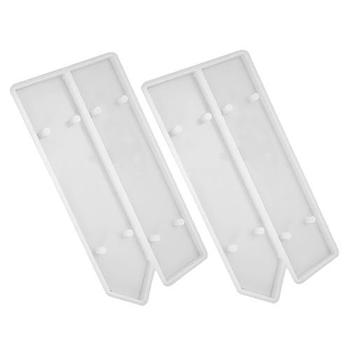 jojofuny 2Stücke Silikon Gießform für DIY Türschilder Epoxidharz Formen für Handwerksprojekte für Personalisierte Geschenkideen und Dekoration Langlebig und Sicher von jojofuny