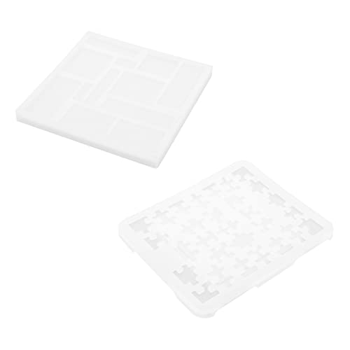 jojofuny 2Stücke Teiliges Geometrische Kristall Silikonform für DIY Epoxidharz Gießen Flexible und Wiederverwendbare Gießform für Kreative Handwerksprojekte für Schmuck und Dekoration von jojofuny