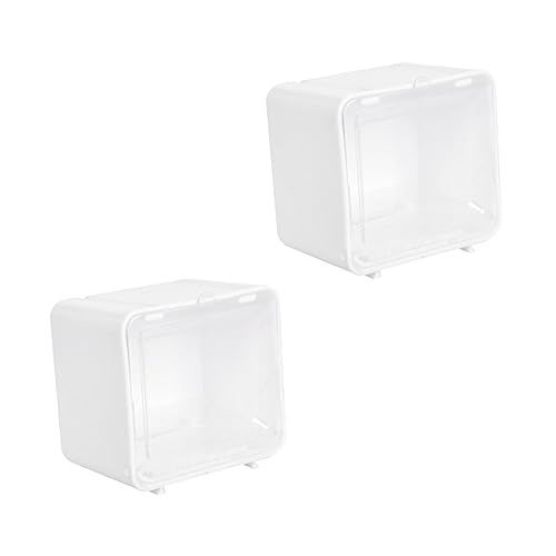 jojofuny 2Stücke Transparente Aufbewahrungsbox für Schreibtisch Mini Lagerbehälter für Bänder und Schreibwaren Elegantes Design für Ordentliche Organisation im Büro oder Zuhause jojofuny 2Stücke Transparente Aufbewahrungsbox für Schreibtisch Mini Lagerbehälter für Bänder und Schreibwaren Elegantes Design für Ordentliche Organisation im Büro oder Zuhause von jojofuny