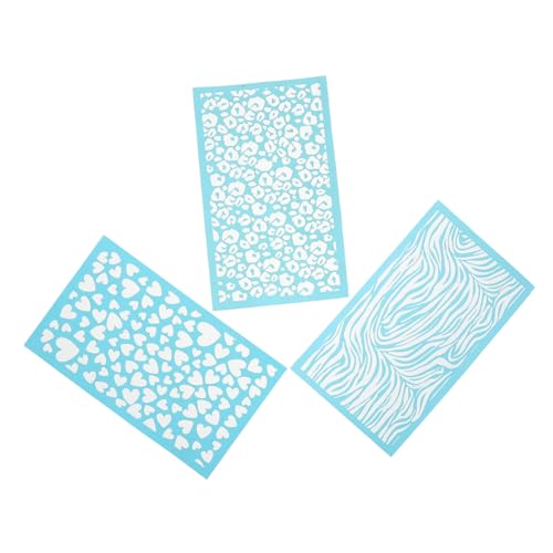 jojofuny 3 Blätter Silkscreen Stencil für Polymer Clay Wiederverwendbare Druckvorlagen Hochwertigem für Diy Bastelarbeiten Schmuckherstellung und Designs jojofuny 3 Blätter Silkscreen Stencil für Polymer Clay Wiederverwendbare Druckvorlagen Hochwertigem für Diy Bastelarbeiten Schmuckherstellung und Designs von jojofuny