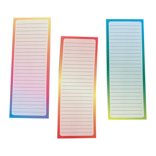 jojofuny 3 Magnetisches Notiz buch Magnetisches Whiteboard für den Kühlschrank Kalender Kühlschrank Magnete Einkaufslisten-Notizbuch Notizblöcke für Einkaufszentren Papier von jojofuny