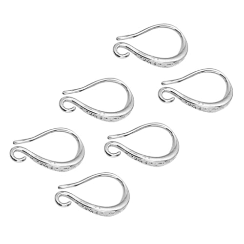 jojofuny 3 Paar Teiliges Ohrhaken in Weißgold Langlebige DIY Ohrschmuck Zubehör Feine Verarbeitung Geeignet für Schmuckherstellung Büro Party und Reisen Zarte Metall Ohrhaken für Damen jojofuny 3 Paar Teiliges Ohrhaken in Weißgold Langlebige DIY Ohrschmuck Zubehör Feine Verarbeitung Geeignet für Schmuckherstellung Büro Party und Reisen Zarte Metall Ohrhaken für Damen von jojofuny