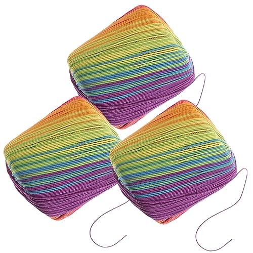 jojofuny 3 Rollen Baumwollgarn für Handarbeiten Bunte Strick und Häkelgarne für DIY Projekte für Pullover Schals Decken und Mehr Farben Erhältlich jojofuny 3 Rollen Baumwollgarn für Handarbeiten Bunte Strick und Häkelgarne für DIY Projekte für Pullover Schals Decken und Mehr Farben Erhältlich von jojofuny