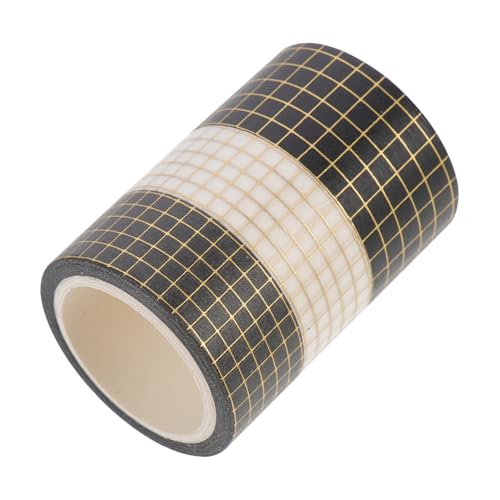 jojofuny 3 Rollen Dekoratives Washi Tape mit Goldener Prägung Vielseitiges DIY Klebeband für Scrapbooking Tagebücher Geschenkanhänger und Kreative Bastelprojekte jojofuny 3 Rollen Dekoratives Washi Tape mit Goldener Prägung Vielseitiges DIY Klebeband für Scrapbooking Tagebücher Geschenkanhänger und Kreative Bastelprojekte von jojofuny