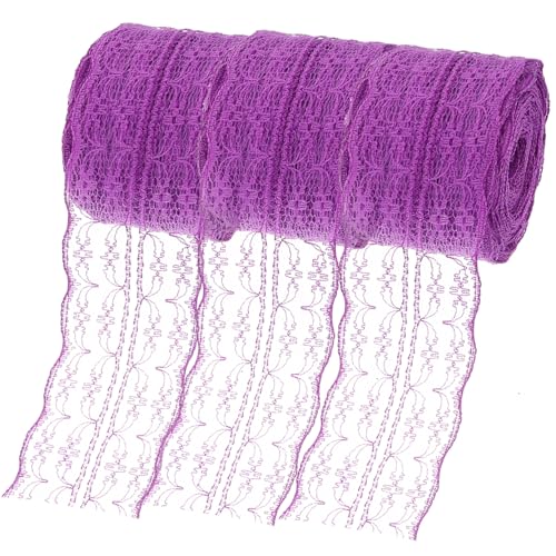jojofuny 3 Rollen Spitze Stoffband nicht Elastischer Spitzenbesatz für DIY Kleidung Dekoration Hochzeit Brautkleid Kostüm Spitze Verzierungen Zubehör jojofuny 3 Rollen Spitze Stoffband nicht Elastischer Spitzenbesatz für DIY Kleidung Dekoration Hochzeit Brautkleid Kostüm Spitze Verzierungen Zubehör von jojofuny