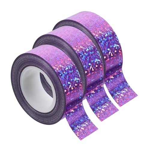 jojofuny 3 Rollen -gewebeband Automobil Rotes Klebeband Journalbänder Wasserdichter Klebebandaufkleber Bunt Bewegliches Klebeband Für Kartons Alles Auf Band Wand Ziehen Um Violett jojofuny 3 Rollen -gewebeband Automobil Rotes Klebeband Journalbänder Wasserdichter Klebebandaufkleber Bunt Bewegliches Klebeband Für Kartons Alles Auf Band Wand Ziehen Um Violett von jojofuny
