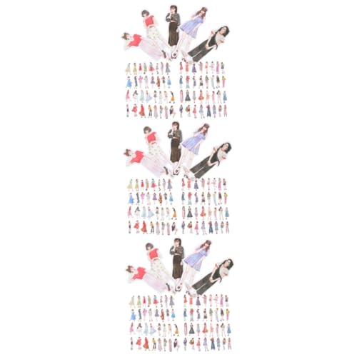 jojofuny 3 Sätze Aufkleber Für Scrapbooking Dekorative Handkonto Aufkleber Diy Sticker Für Journaling Und Projekte Vielseitig Einsetzbar Und Einfach Anzuwenden 100 Stück * 3 von jojofuny