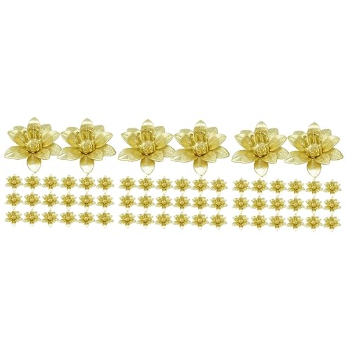 jojofuny 3 Sätze Blütenförmige Spacer Perlen Für Diy Schmuck Goldene Kunststoffperlen Für Armbänder Bastelideen Für Hochzeiten Und 20 Stück * 3 jojofuny 3 Sätze Blütenförmige Spacer Perlen Für Diy Schmuck Goldene Kunststoffperlen Für Armbänder Bastelideen Für Hochzeiten Und 20 Stück * 3 von jojofuny