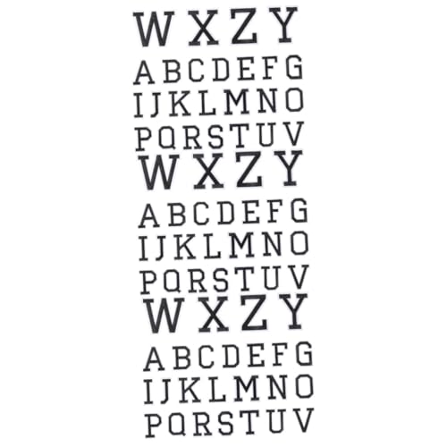 jojofuny 3 Sätze Buchstaben Aufkleben Stickerei Flicken Für Bekleidung Die Hitze Schälen Stich Stickrahmen Flickenbuchstaben Aufbügeln Buchstabenpatches Kleben Polyester Black 26 Stücke * 3 jojofuny 3 Sätze Buchstaben Aufkleben Stickerei Flicken Für Bekleidung Die Hitze Schälen Stich Stickrahmen Flickenbuchstaben Aufbügeln Buchstabenpatches Kleben Polyester Black 26 Stücke * 3 von jojofuny