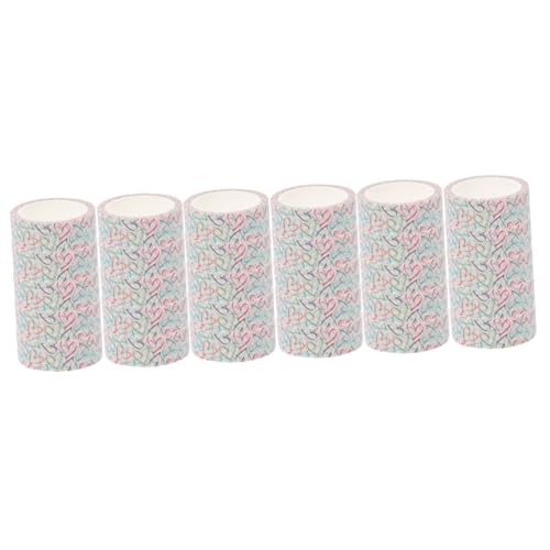 jojofuny 3 Sätze Bunte Herzmuster Washi Tapes Dekoratives Klebeband Für Diy Journaling Scrapbooking Und Kunstprojekte Einfach Abreißbar Klebereste 10 Rollen * 3 jojofuny 3 Sätze Bunte Herzmuster Washi Tapes Dekoratives Klebeband Für Diy Journaling Scrapbooking Und Kunstprojekte Einfach Abreißbar Klebereste 10 Rollen * 3 von jojofuny