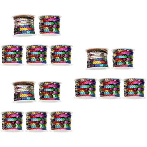 jojofuny 3 Sätze Bunte Pailletten Bänder Für Diy Bastelprojekte Pro Rolle Im Leicht Und Langlebig Für Partydekorationen Hochzeitszubehör Und Kreative Handarbeiten 5 Rollen * 3 jojofuny 3 Sätze Bunte Pailletten Bänder Für Diy Bastelprojekte Pro Rolle Im Leicht Und Langlebig Für Partydekorationen Hochzeitszubehör Und Kreative Handarbeiten 5 Rollen * 3 von jojofuny