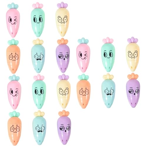 jojofuny 3 Sätze Cartoon Textmarker Mini Textmarker Süße Stifte Textmarker Schreibwaren Klassenzimmer Marker Textmarker Schule Bunte Stifte Karottenförmiger Textmarker 6 Stücke * 3 jojofuny 3 Sätze Cartoon Textmarker Mini Textmarker Süße Stifte Textmarker Schreibwaren Klassenzimmer Marker Textmarker Schule Bunte Stifte Karottenförmiger Textmarker 6 Stücke * 3 von jojofuny
