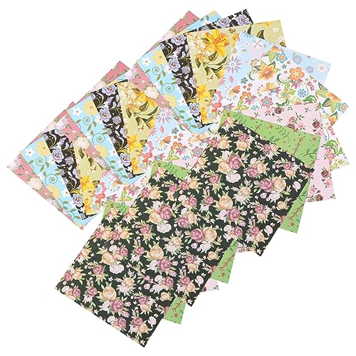 jojofuny 3 Sätze DIY Origami Papier Doppelseitiges Bastelpapier für Faltpapier mit Bunten Mustern für Kreative Bastelprojekte und Schulstunden von jojofuny